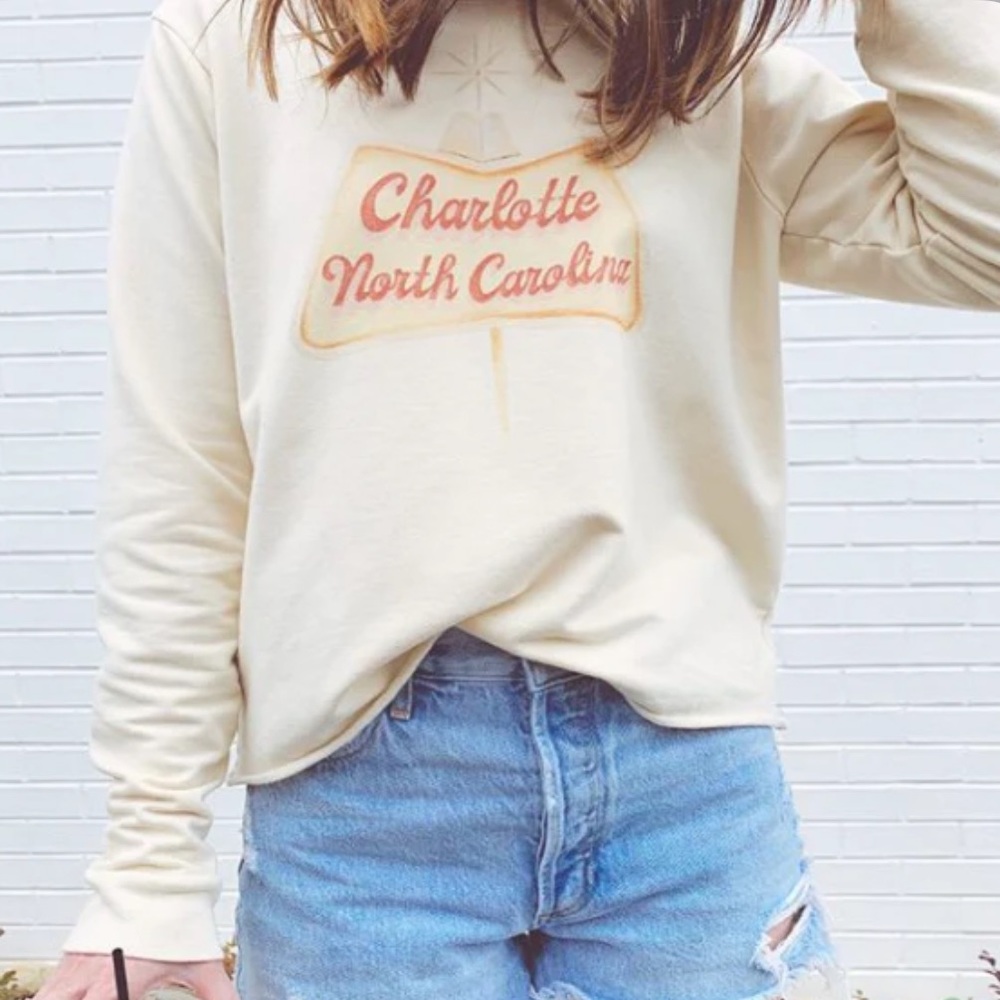 Twenty-Nine The Label Charlotte North Carolina Graphic Sweatshirt